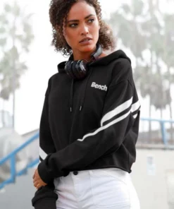 Bench. Kapuzensweatshirt in kurzer Form Schwarz-weiß, Pink-schwarz -Günstiges Bench Geschäft 01027198 1f8f 5a89 8c0c 0de4faa8c68a