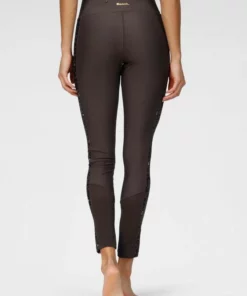 Bench. Leggings mit Leodruck und Mesh-Einsatz Schwarz-leo, White-leo -Günstiges Bench Geschäft 0108d92a d0dd 51ec b618 de561251aa0d