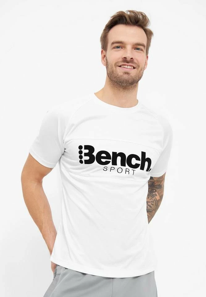 Bench. Kurzarmshirt »Deltoid« Schwarz, White 9 Bench. Kurzarmshirt »Deltoid« Schwarz, White – Bild 7