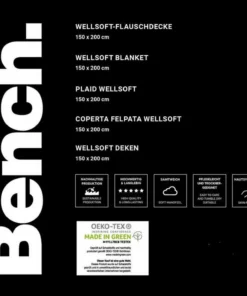 Wohndecke »Bench«, Bench., samtweiche Wellsoft-Decke Rosa, Grau -Günstiges Bench Geschäft 05767ed1 a844 5c88 983d 367cf8ff9bc0