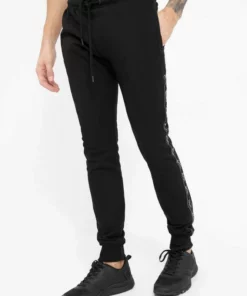 Bench. Jogginghose »Lozell« Stickerei, weiches Innenfinish Schwarz, Khaki