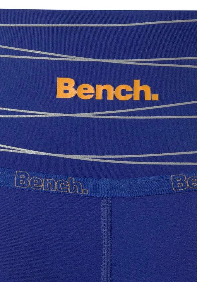 Bench. Funktionsshorts mit reflektierenden Details und Logo-Tape Schwarz, Hellorange-orange, Königsblau-blau 7 Bench. Funktionsshorts mit reflektierenden Details und Logo-Tape Schwarz, Hellorange-orange, Königsblau-blau – Bild 5