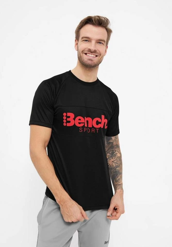 Bench. Kurzarmshirt »Deltoid« Schwarz, White 13 Bench. Kurzarmshirt »Deltoid« Schwarz, White – Bild 11