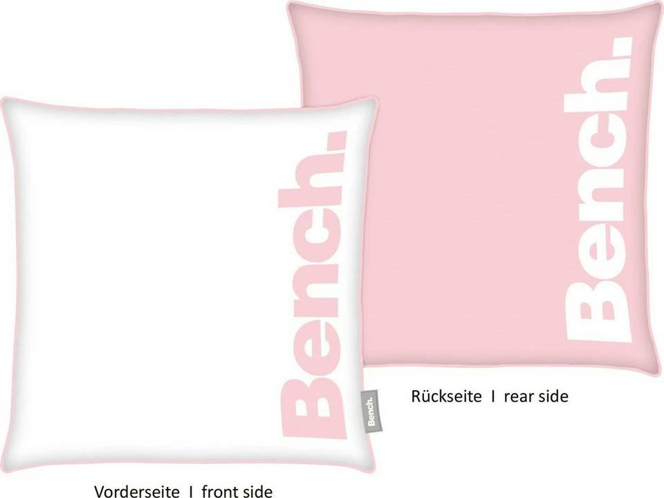 Bench. Dekokissen »Bench«, Kissenhülle mit Wendemotiv und Rundum-Paspel Grau, Rosa 10 Bench. Dekokissen »Bench«, Kissenhülle mit Wendemotiv und Rundum-Paspel Grau, Rosa – Bild 8