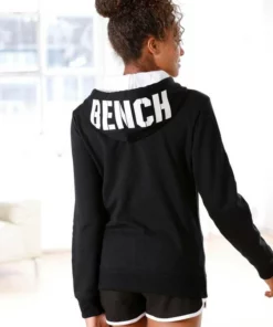 Bench. Kapuzensweatjacke »Contrast« mit Reißverschlusstasche am Ärmel Navy-pink, Grau-meliert-pfirsich, Schwarz-weiß -Günstiges Bench Geschäft 0feba498 2dec 532d 8102 134a2fa13d78