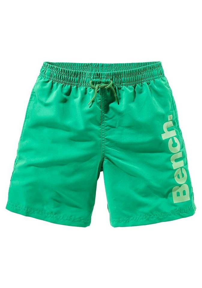 Bench. Badeshorts, mit trendigem Logoschriftzug Schwarz, Blau, Grün 3 Bench. Badeshorts, mit trendigem Logoschriftzug Schwarz, Blau, Grün