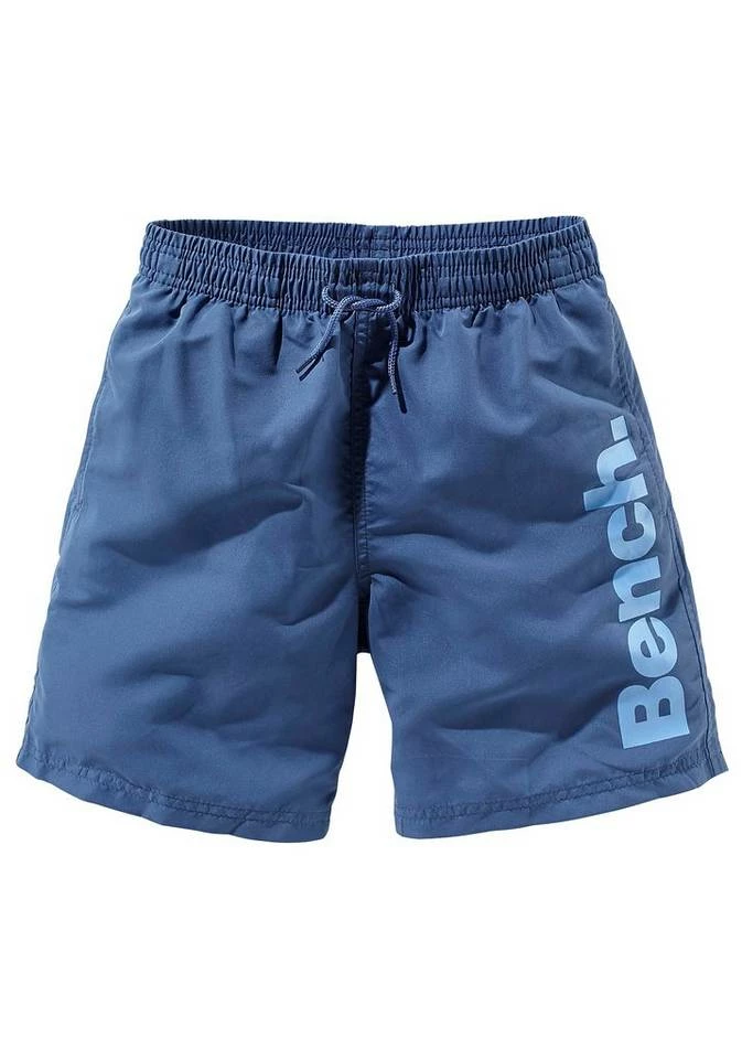Bench. Badeshorts, mit trendigem Logoschriftzug Schwarz, Blau, Grün 5 Bench. Badeshorts, mit trendigem Logoschriftzug Schwarz, Blau, Grün – Bild 3