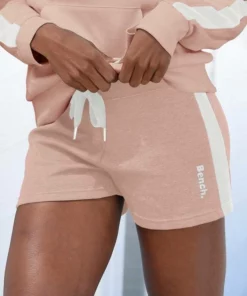 Bench. Relaxshorts mit Seitenstreifen Schwarz-weiß, Nude-weiß, Stone-weiß