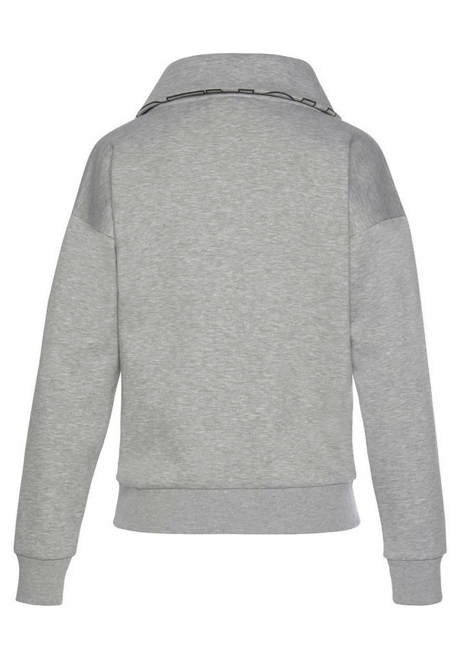 Bench. Sweater mit Stehkragen und Logodruck Schwarz, Altrosa, Grau 6 Bench. Sweater mit Stehkragen und Logodruck Schwarz, Altrosa, Grau – Bild 4