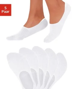 Bench. Füßlinge (5-Paar) für weit ausgeschnittene Schuhe Weiß, Schwarz -Günstiges Bench Geschäft 15802816