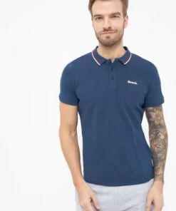Bench. Poloshirt »Gruff« Charcoal Marl, Schwarz, Navy, White -Günstiges Bench Geschäft 158c1772 ebd8 5459 a4e3 983f13e6580c