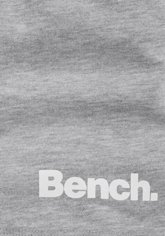 Bench. Sweatshorts mit Logo-Druck Schwarz, Grau-meliert 6 Bench. Sweatshorts mit Logo-Druck Schwarz, Grau-meliert – Bild 4
