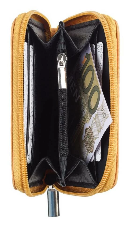 Bench. Geldbörse, im praktischem Format Hellgrau, Ocker, Schwarz, Dunkelrot 4 Bench. Geldbörse, im praktischem Format Hellgrau, Ocker, Schwarz, Dunkelrot – Bild 2