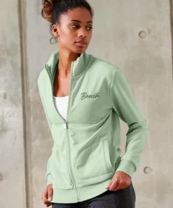 Bench. Sweatjacke mit zwei Logo Stickereien Schwarz, Mint-melange, Anthrazit-melange -Günstiges Bench Geschäft 18ec562a 7315 5766 ba75 48aa3626d7a6