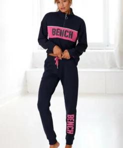 Bench. Sweatshirt »Contrast« im Color-Blocking Design mit Logoprint Grau-meliert-pfirsich, Navy-pink, Weiß-schwarz -Günstiges Bench Geschäft 19ac2bfb f2a4 534a b9b2 1c7a4e44ef4d
