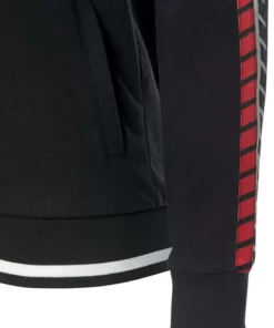 Bench. Sweatjacke im Collegestyle Schwarz, Offwhite-ecru-altweiß, Rot -Günstiges Bench Geschäft 1a8869af 6878 5c48 ac89 6348ef68106c