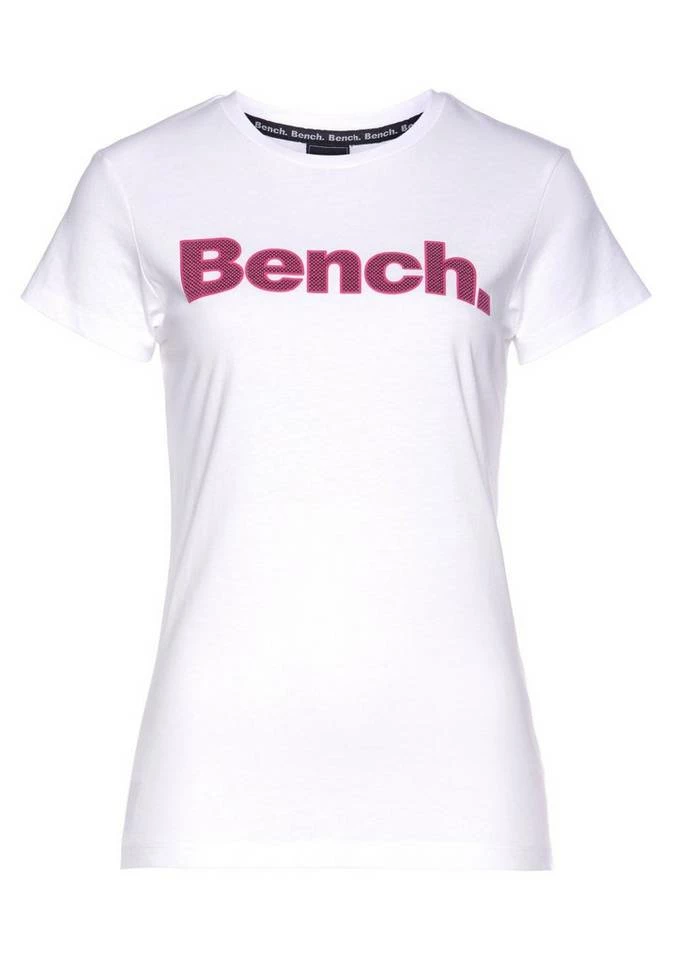 Bench. Rundhalsshirt »LEORA« mit frontalem Logodruck Black, White 3 Bench. Rundhalsshirt »LEORA« mit frontalem Logodruck Black, White