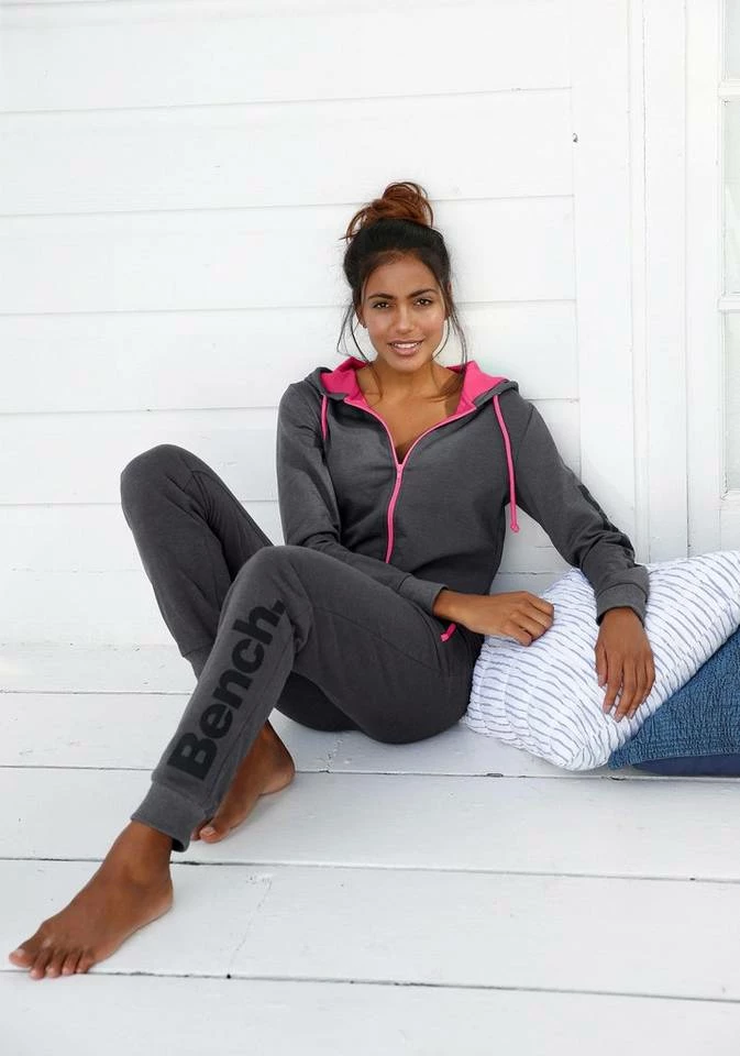 Bench. Jumpsuit mit kontrastfarbenen Details Anthrazit-meliert, Anthrazit-meliert-mint 8 Bench. Jumpsuit mit kontrastfarbenen Details Anthrazit-meliert, Anthrazit-meliert-mint – Bild 6