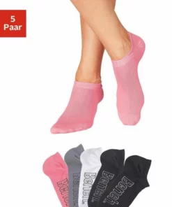 Bench. Sneakersocken (5-Paar) für modische Sneaker-Schuhe Bunt, Schwarz, Weiß -Günstiges Bench Geschäft 21725571