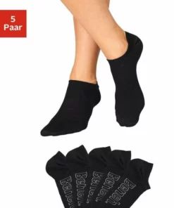 Bench. Sneakersocken (5-Paar) für modische Sneaker-Schuhe Bunt, Schwarz, Weiß -Günstiges Bench Geschäft 21725577