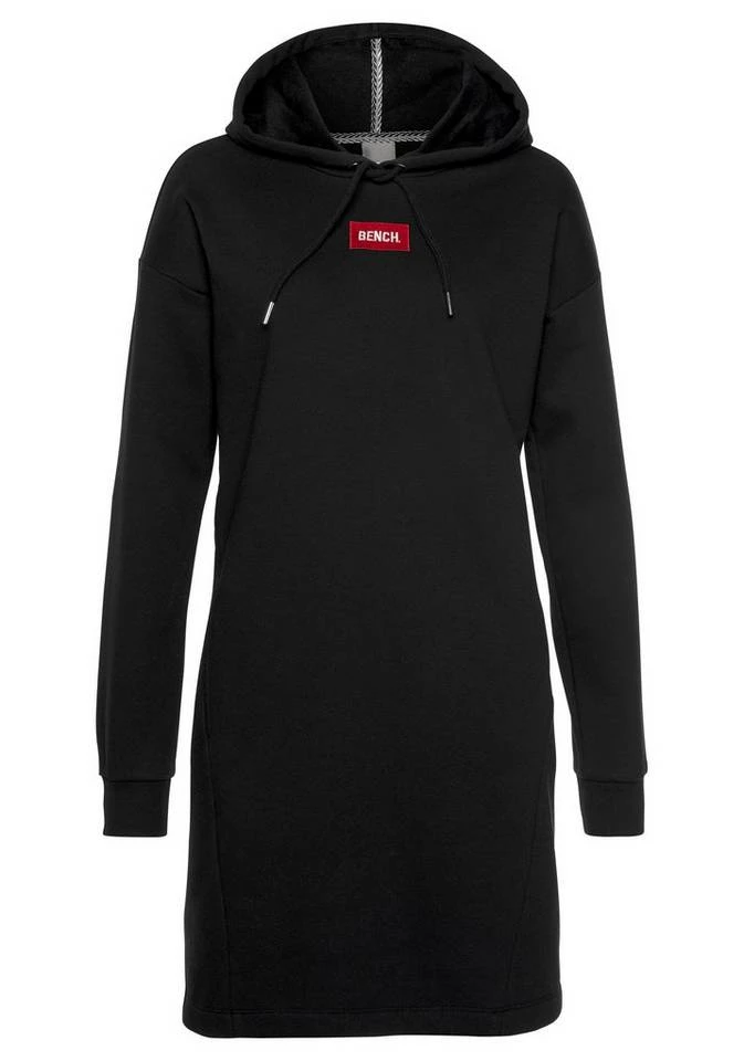 Bench. Sweatkleid mit kleiner Logostickerei Schwarz, Rot 4 Bench. Sweatkleid mit kleiner Logostickerei Schwarz, Rot – Bild 2