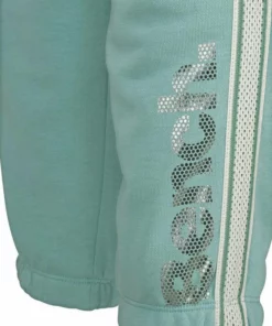 Bench. Relaxhose mit gestreiftem Bund und Glanzprint Grau-meliert, Mint, Apricot -Günstiges Bench Geschäft 22925236