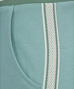 Bench. Relaxhose mit gestreiftem Bund und Glanzprint Grau-meliert, Mint, Apricot -Günstiges Bench Geschäft 22925238