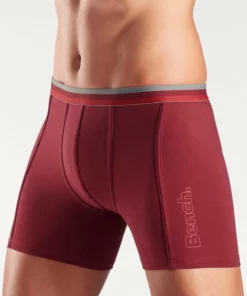 Bench. Langer Boxer (3 Stück) sportiv Dunkelpetrol | anthrazit-meliert | petrol, Bordeaux | grau-meliert | rot, Blau | schwarz | marine -Günstiges Bench Geschäft 23135025