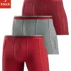 Bench. Langer Boxer (3 Stück) sportiv Dunkelpetrol | anthrazit-meliert | petrol, Bordeaux | grau-meliert | rot, Blau | schwarz | marine -Günstiges Bench Geschäft 23365957