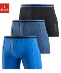 Bench. Langer Boxer (3 Stück) sportiv Dunkelpetrol | anthrazit-meliert | petrol, Bordeaux | grau-meliert | rot, Blau | schwarz | marine -Günstiges Bench Geschäft 23365959