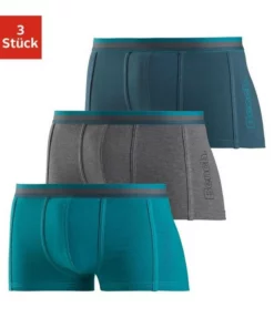 Bench. Hipster (3 Stück) sportiv Blau | schwarz | marine, Dunkelpetrol | anthrazit-meliert | petrol, Bordeaux | grau-meliert | rot -Günstiges Bench Geschäft 23367181