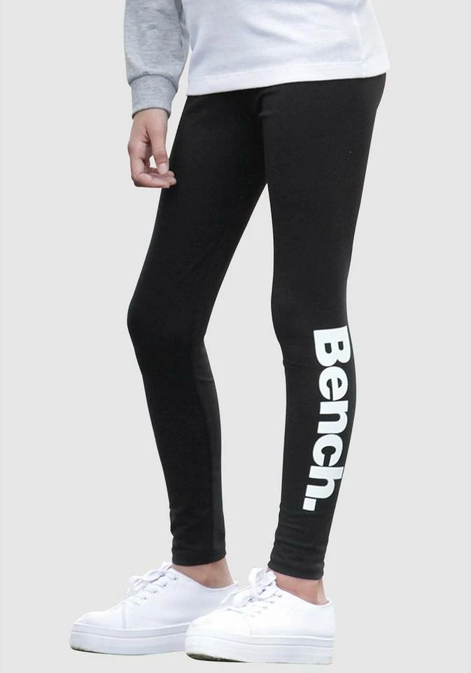 Bench. Leggings mit BENCH-Logodruck Grau-meliert, Schwarz 2 Bench. Leggings mit BENCH-Logodruck Grau-meliert, Schwarz