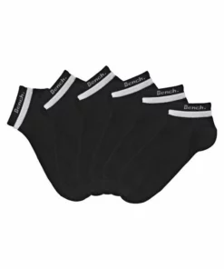 Bench. Kurzsocken (6-Paar) mit doppelten Bündchen Schwarz, Weiß-schwarz-grau 10 Bench. Kurzsocken (6-Paar) mit doppelten Bündchen Schwarz, Weiß-schwarz-grau -Günstiges Bench Geschäft 24071763