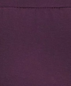 Bench. Leggings mit Logodruck in Metalloptik Schwarz, Aubergine -Günstiges Bench Geschäft 24149586