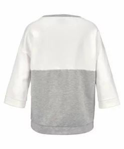 Bench. Sweatshirt im Colorblocking Design Ecru-grau-meliert, Mint-ecru, Apricot-ecru -Günstiges Bench Geschäft 24404176