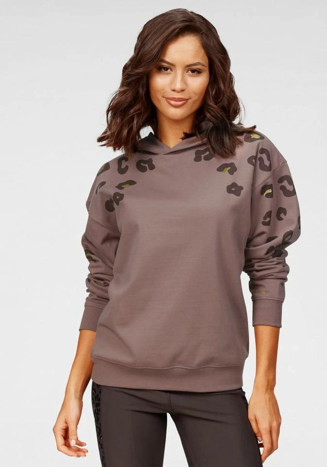 Bench. Kapuzensweatshirt mit glänzendem Leodruck Weiß-leo, Schwarz-leo, Nougat-leo 8 Bench. Kapuzensweatshirt mit glänzendem Leodruck Weiß-leo, Schwarz-leo, Nougat-leo – Bild 6