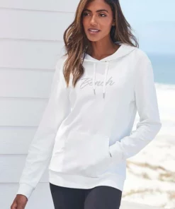 Bench. Kapuzensweatshirt mit glänzender Logostickerei Schwarz, Ecru, Hellgrau-meliert 22 Bench. Kapuzensweatshirt mit glänzender Logostickerei Schwarz, Ecru, Hellgrau-meliert -Günstiges Bench Geschäft 24dfb498 7bd7 54dd 9f31 8204bd501c04