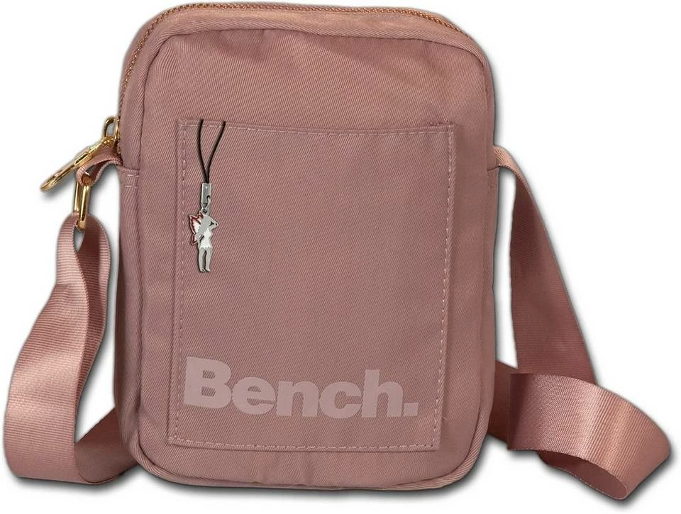 Bench. Umhängetasche »D2OTI304A Bench sportliche MiniBag Umhängetasche« (Umhängetasche), Damen, Jugend Tasche aus Nylon, Größe ca. 14cm in rosa 3 Bench. Umhängetasche »D2OTI304A Bench sportliche MiniBag Umhängetasche« (Umhängetasche), Damen, Jugend Tasche aus Nylon, Größe ca. 14cm in rosa