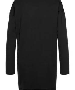 Bench. Sweatkleid mit diagonaler Naht Grau-meliert, Schwarz -Günstiges Bench Geschäft 27740992