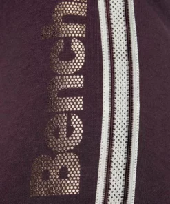 Bench. Sweatshorts mit Logodruck in Metalloptik Schwarz, Ecru, Aubergine -Günstiges Bench Geschäft 28572213