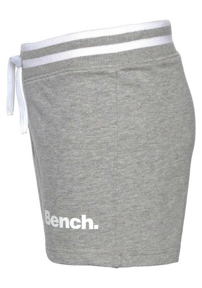 Bench. Sweatshorts mit Logo-Druck Schwarz, Grau-meliert 5 Bench. Sweatshorts mit Logo-Druck Schwarz, Grau-meliert – Bild 3