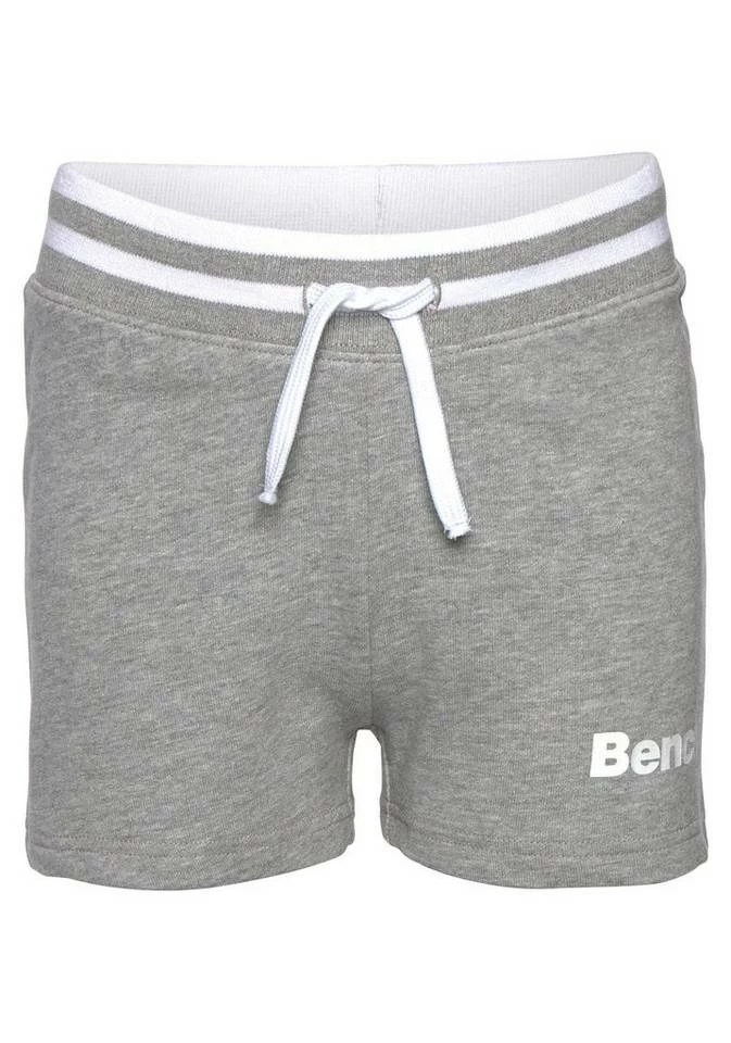 Bench. Sweatshorts mit Logo-Druck Schwarz, Grau-meliert 3 Bench. Sweatshorts mit Logo-Druck Schwarz, Grau-meliert