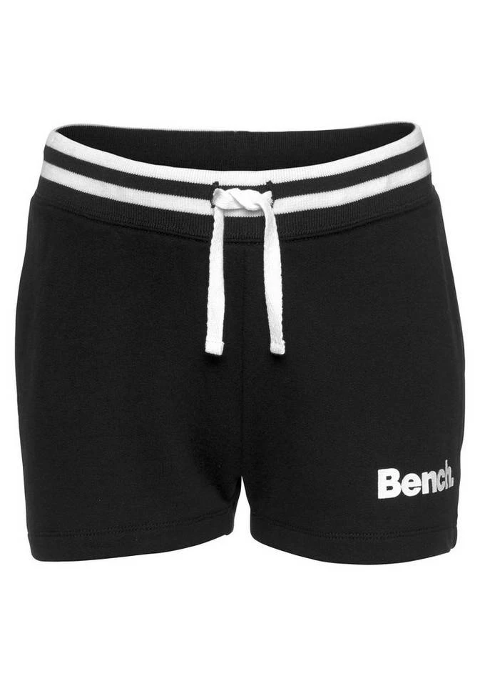 Bench. Sweatshorts mit Logo-Druck Schwarz, Grau-meliert 8 Bench. Sweatshorts mit Logo-Druck Schwarz, Grau-meliert – Bild 6