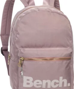 Bench. Freizeitrucksack »ORI304V Bench kleiner Rucksack violett« (Freizeitrucksack), Freizeitrucksack, Cityrucksack Nylon, lila ca. 35cm hoch Hellviolett, Schwarz, Hellgrau/schwarz, Hellgrau