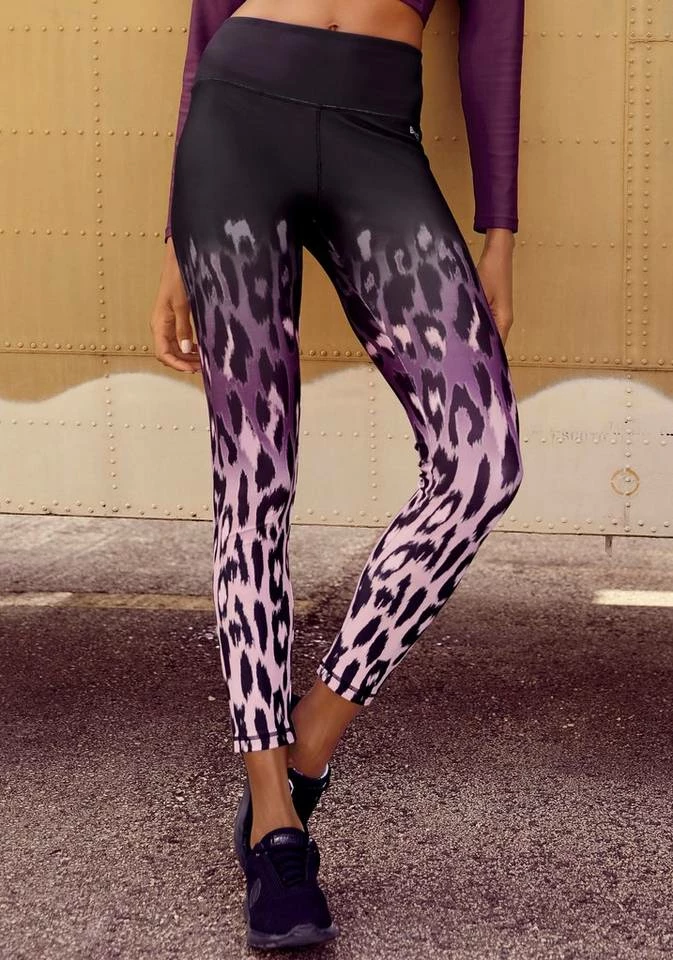 Bench. Funktionsleggings mit Animal-Druck im Farbverlauf 3 Bench. Funktionsleggings mit Animal-Druck im Farbverlauf