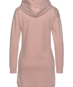 Bench. Sweatkleid mit senkrechtem Logodruck Schwarz, Grau, Altrosa -Günstiges Bench Geschäft 2f84a6a7 8207 5c67 b6a5 9be10f32df83