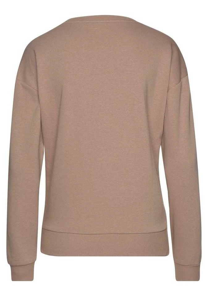 Bench. Sweatshirt mit Labeldruck Camelfarben-schwarz, Schwarz-taupe 6 Bench. Sweatshirt mit Labeldruck Camelfarben-schwarz, Schwarz-taupe – Bild 4