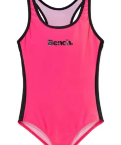 Bench. Badeanzug, mit Logoprint Pink-schwarz, Türkis-schwarz, Schwarz-weiß -Günstiges Bench Geschäft 31422110