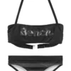 Bench. Bandeau-Bikini mit großem Logoprint Pink-marine, Schwarz-grau -Günstiges Bench Geschäft 31422589