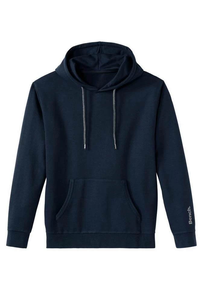 Bench. Kapuzensweatshirt mit Känguru Tasche Anthrazit-meliert, Navy, Petrol-meliert, Schwarz 5 Bench. Kapuzensweatshirt mit Känguru Tasche Anthrazit-meliert, Navy, Petrol-meliert, Schwarz – Bild 3